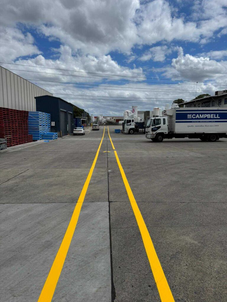 Industrial & Warehouse Floor Line Marking/Painting in Sydney